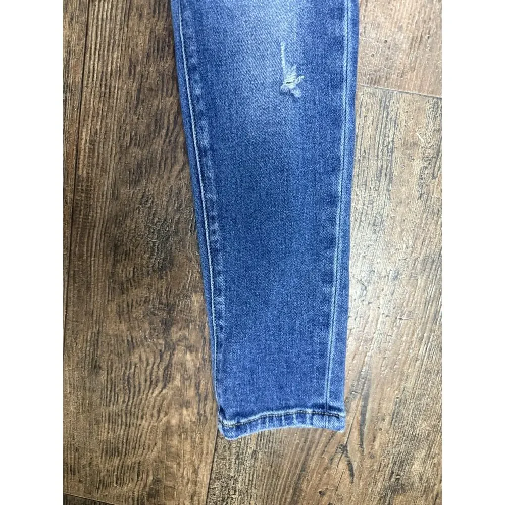KANCAN YOUTH Girls Size 12 JEANS Skinny Mid Rise Distressed Denim